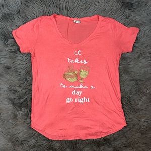 🔥5 for $25🔥Wine and Coffee Orange T-Shirt